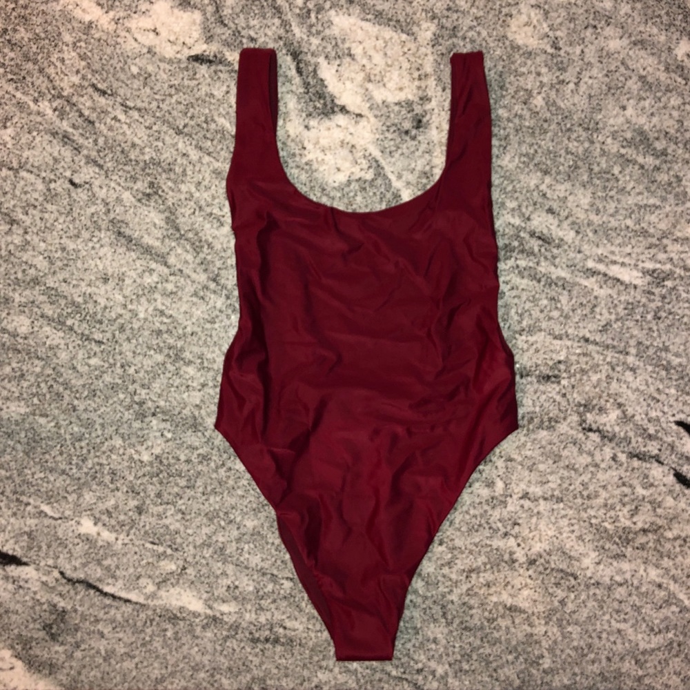 Scoop Back Cheeky One Piece Swim